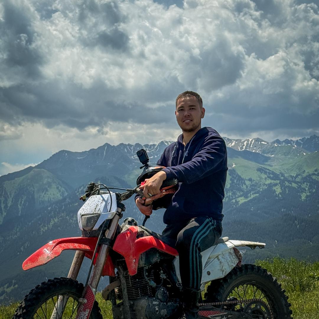 Abdu - Experienced motorbike tour guide for off-road motorcycle expeditions in Kyrgyzstan