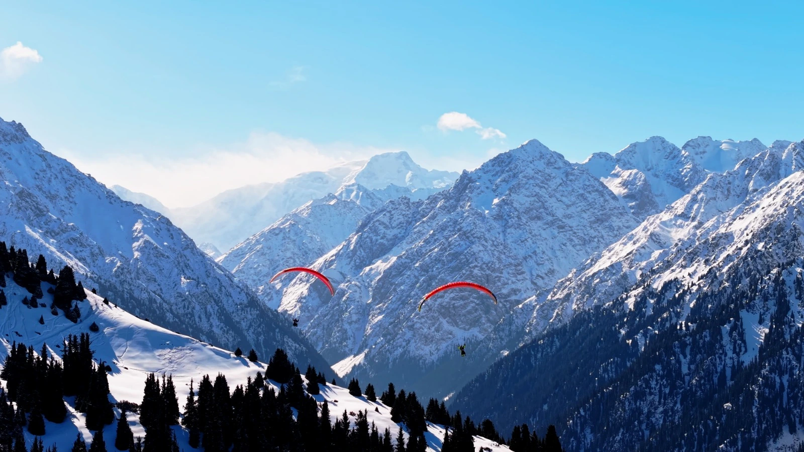 Guided photography tour at Ak-Say canyons during the golden hour, capturing the best of Kyrgyzstan's nature.